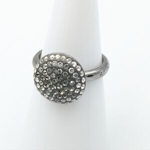 (Discontinued-rare) Swarovski Crystal Maggy Black Diamond Ring